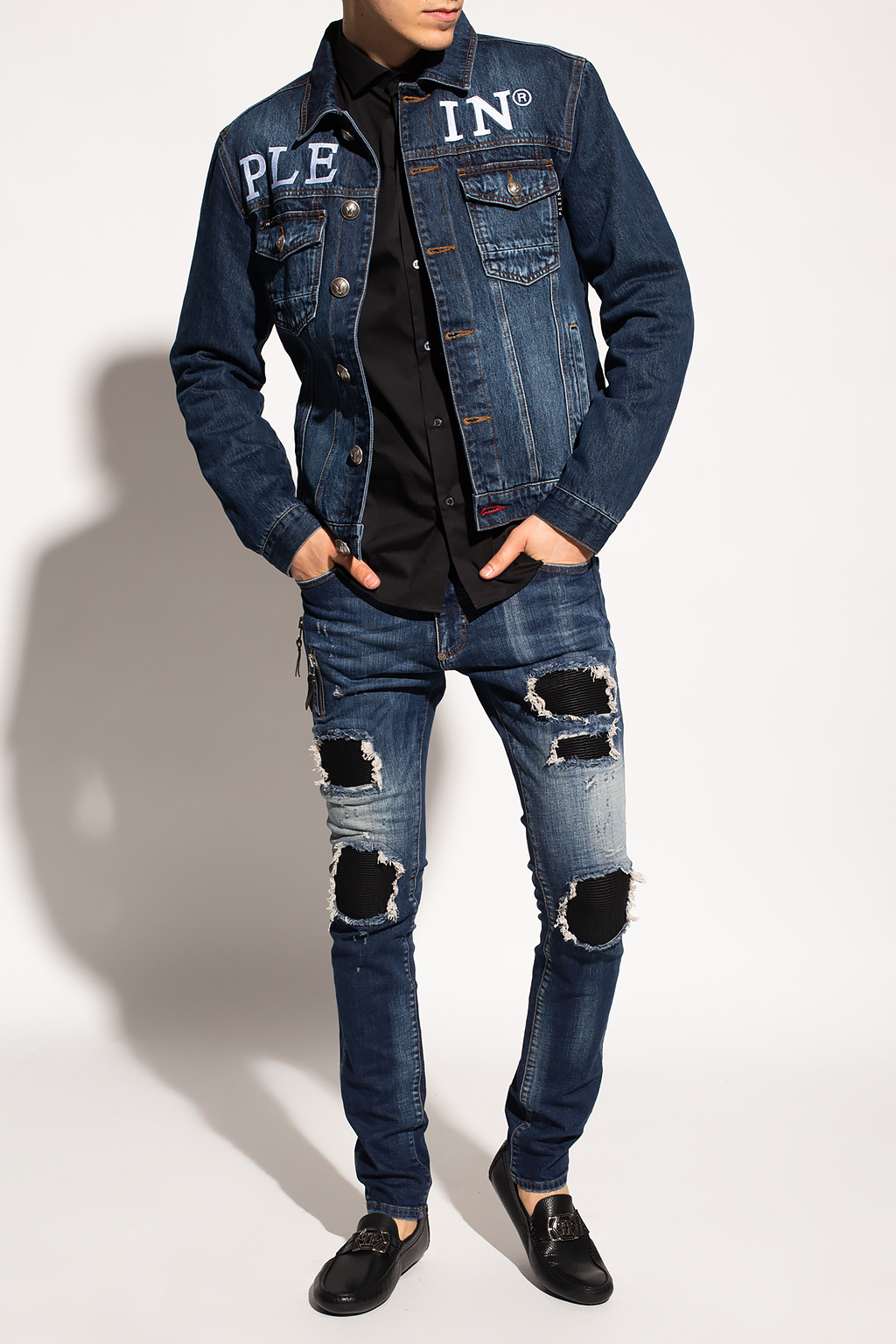 Philipp plein shop jeans jacket